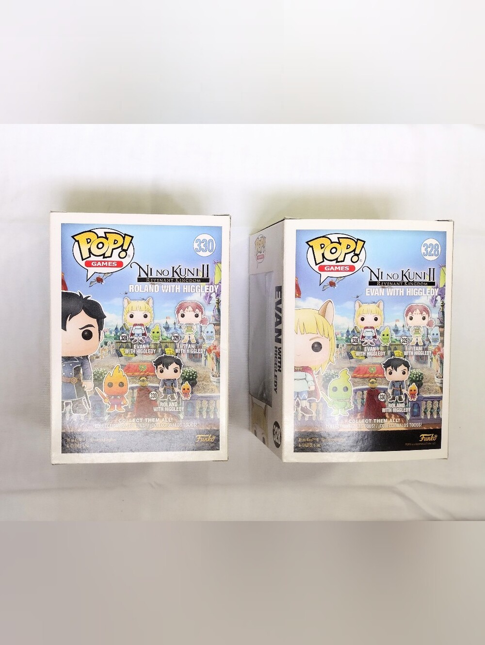 Funko Pop! Ni no Kuni II Roland #330 & Evan Vinyl #328 Figures - Picture 2 of 13
